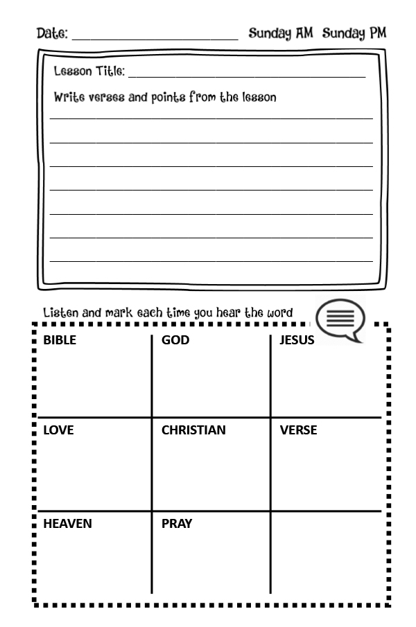 My Worship Notes – Kachelman Publications